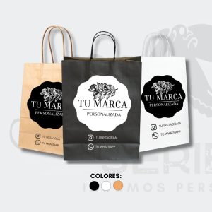 Bolsas personalizadas 14x20x8cm