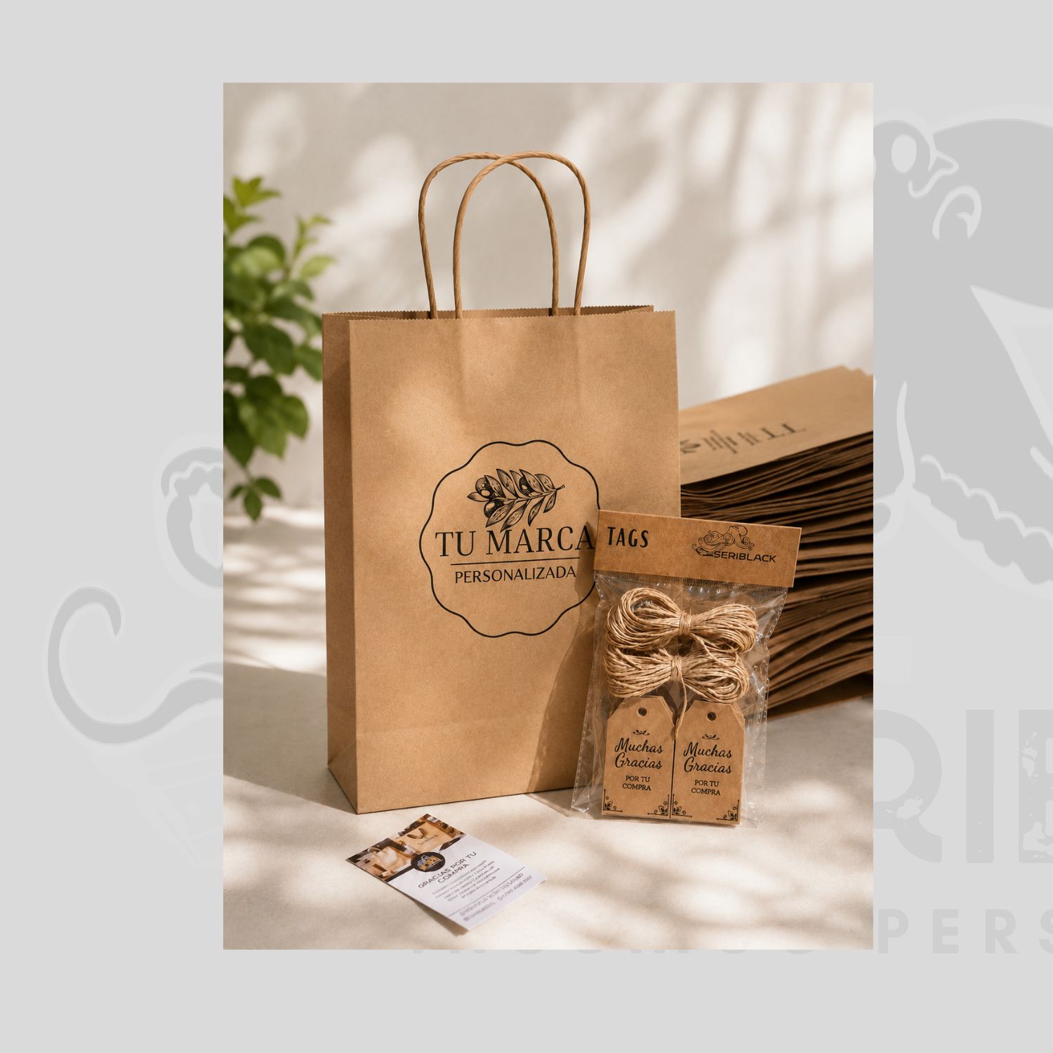 Pack de bolsas personalizadas + tags - Imagen 2