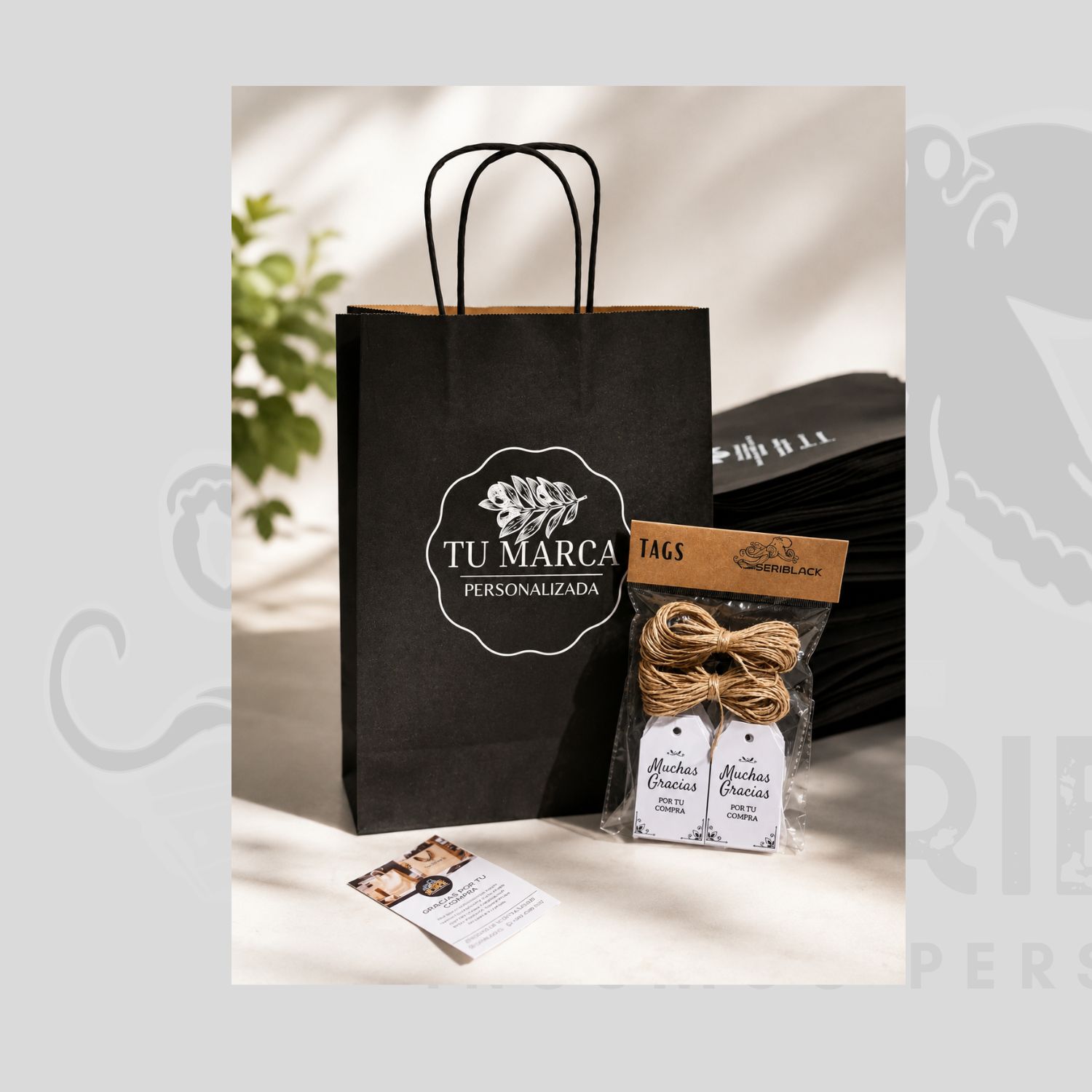 Pack de bolsas personalizadas + tags - Imagen 3